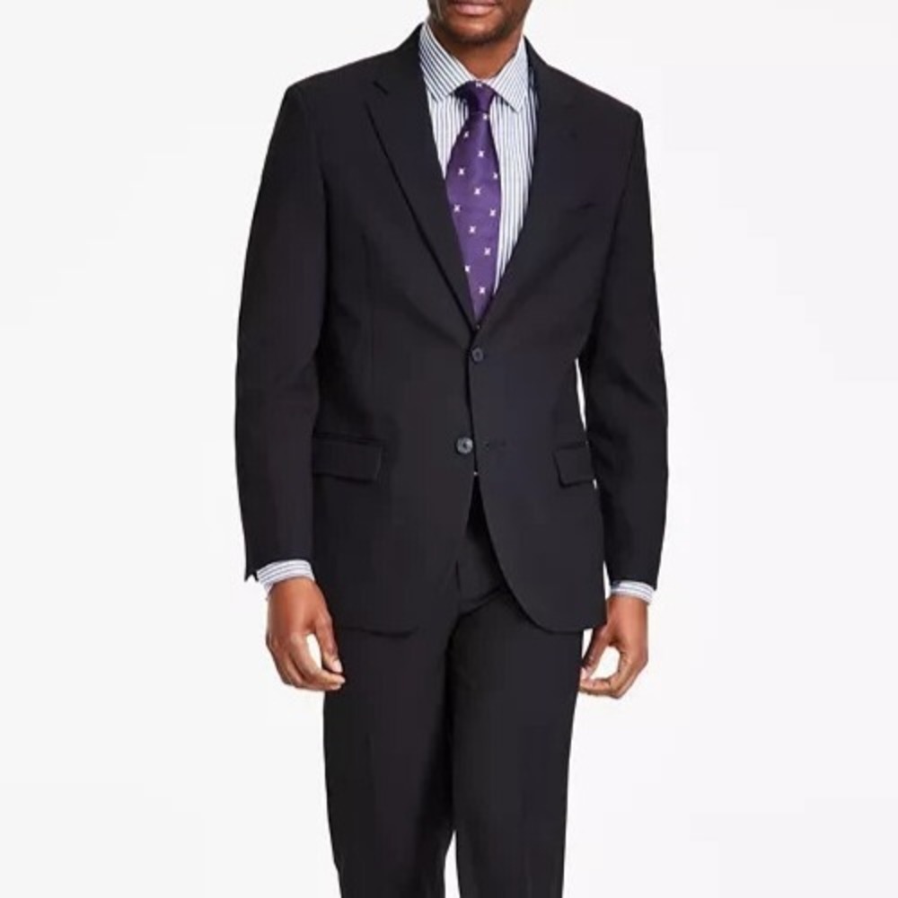 Nautica Men's‎ Blazer Jacket Solid Black 44R No pants
